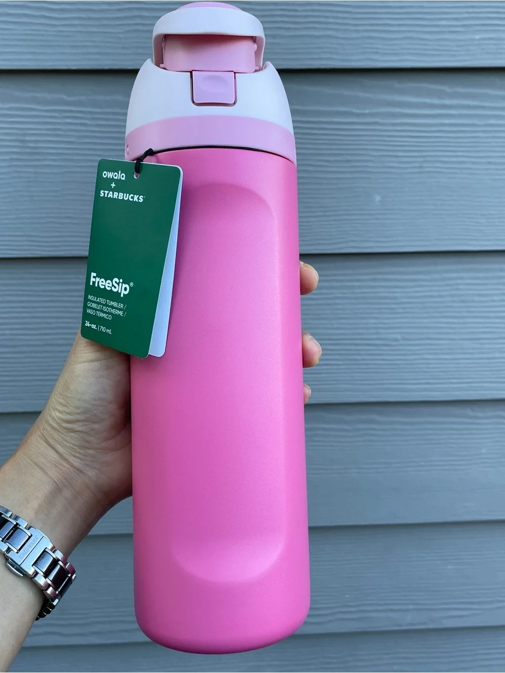 Starbucks x Owala FreeSip Insulated Tumbler 2026 Pink Limited Edition 24oz - New - Picture 4 of 10